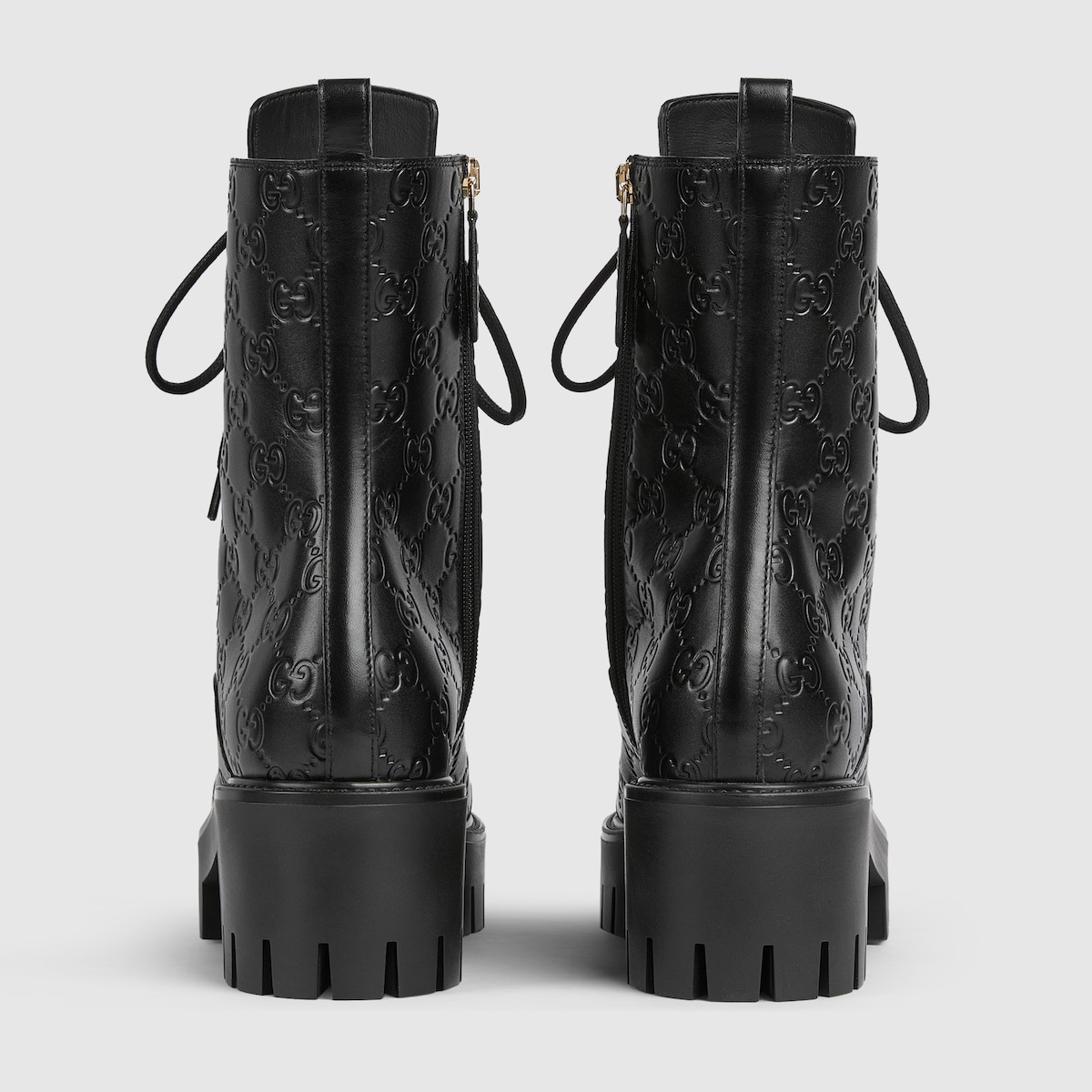 Gucci Women’s lace-up ankle boot with GG - Image 3